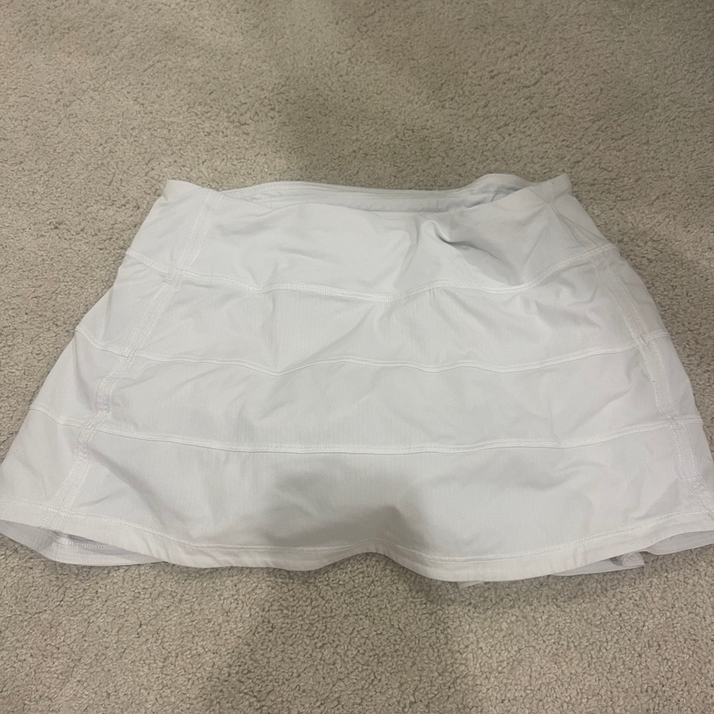 COPY - Lululemon white pace rival skirt size 4